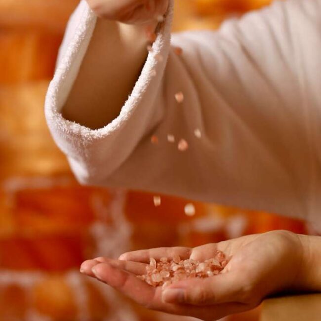 Thank Your Body Inside and Out with Salt Therapy and Massage